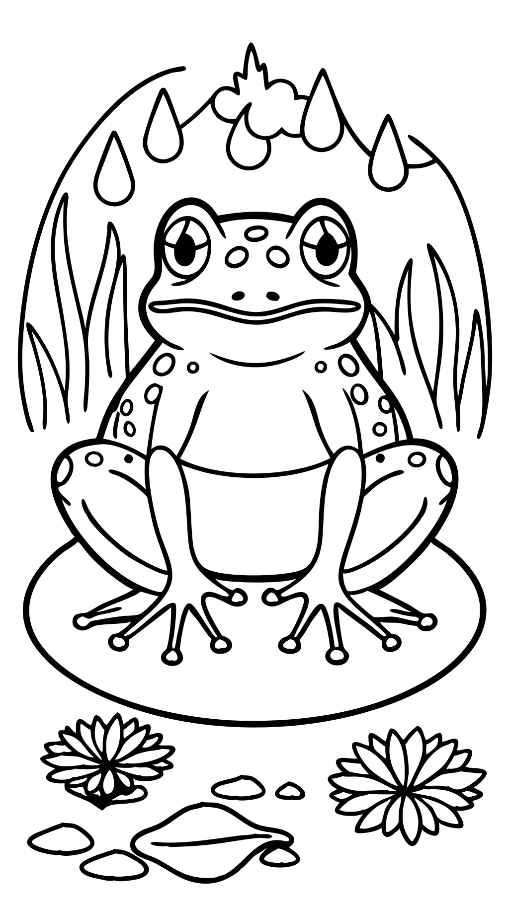 adult coloring pages frog